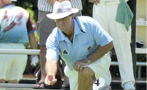 Park Beach bowler Col Pritchard skipped one rink in his team’s comfortable win over Coffs Ex-Services in the season-opening round of pennants bowls. Park Beach bowler Col Pritchard skipped one rink in his team’s comfortable win over Coffs Ex-Services in the season-opening round of pennants bowls.
